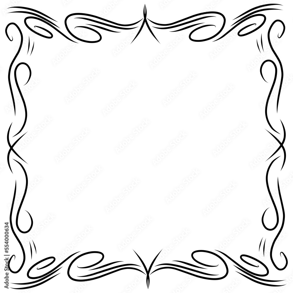 Border Frame Vector, Ligature Border Border Frame Vector, Ligature Border