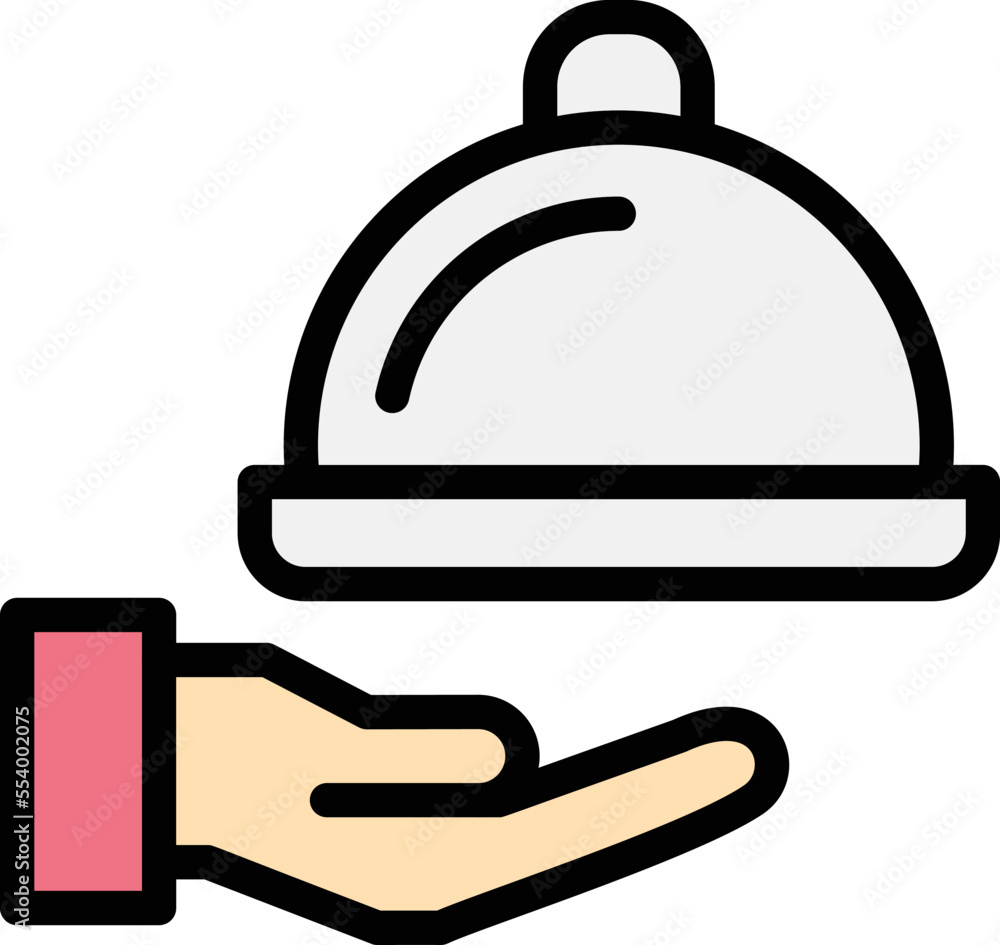 Room service Vector Icon Design Illustration Room service Vector Icon Design Illustration