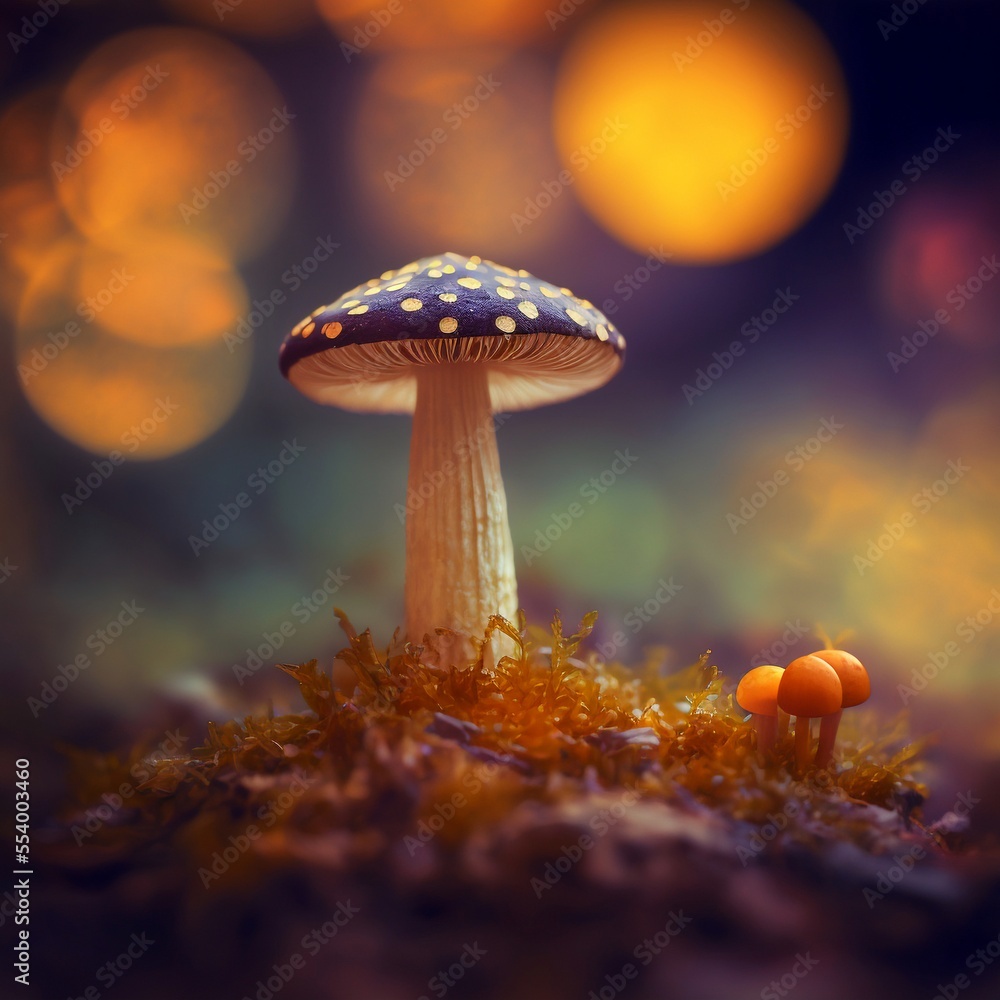 Tiny mushroom Stock 写真 | Adobe Stock