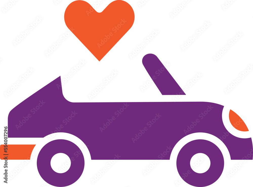 Wedding car Vector Icon Design Illustration Wedding car Vector Icon Design Illustration
