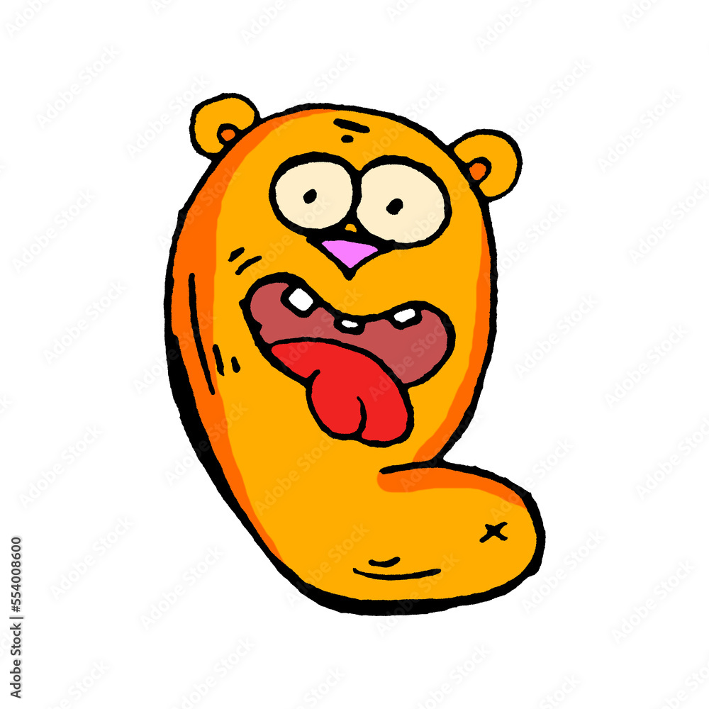 Naklejka premium Cartoon Seal Clipart