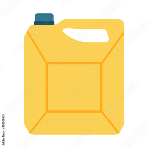 Oil canister icon. Flat illustration