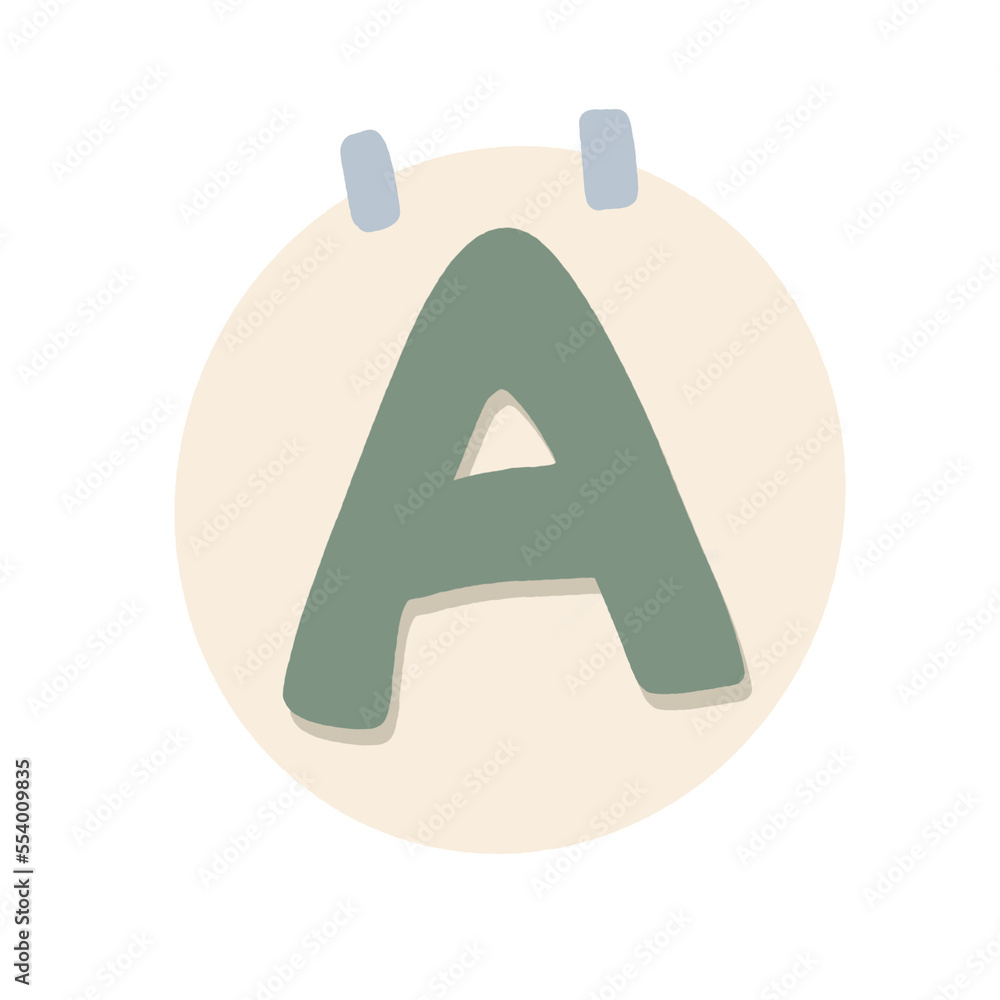 Obraz premium A alphabet 