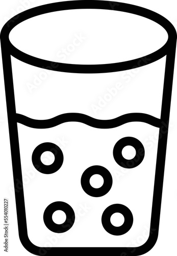 Shot Glass Vector Icon Design Illustration