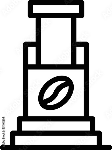 Aeropress Vector Icon Design Illustration