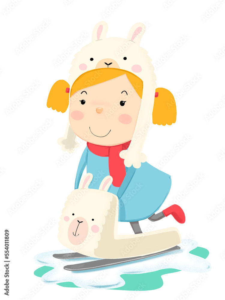 Cartoon characters, men and women dress up for Christmas. Cartoon characters, men and women dress up for Christmas.