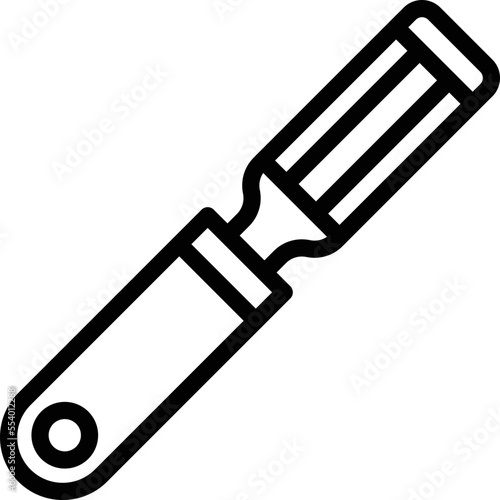 Chisel Vector Icon Design Illustration