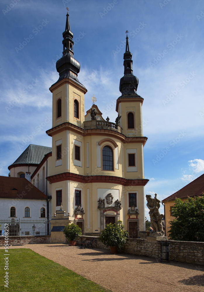 Piarist Church of the Discovery of the Holy Cross in Litomysl,Pardubice Region,Czech Republic,Europe
