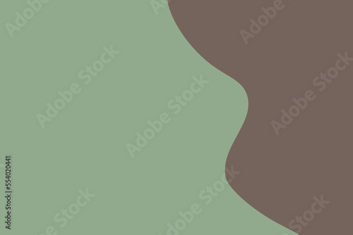 natural green and brown colours background with waves and blank space for text