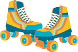 Retro roller skate
