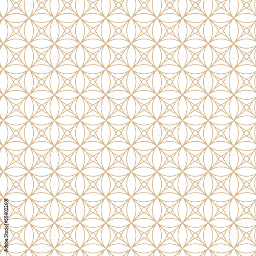 Obraz na płótnie Geometric linear pattern, golden lines on a white background, interesting rounded lines and patterns w salonie