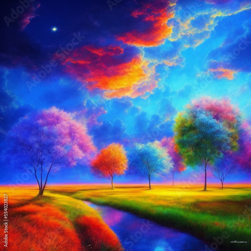 Colorful Landscape © Frank