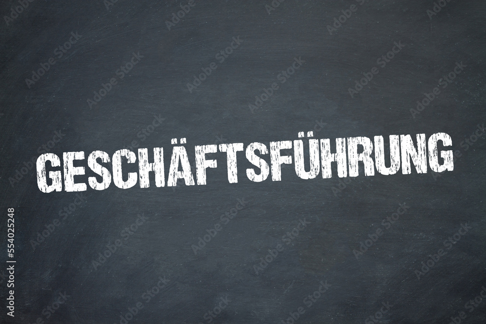 Obraz premium Geschäftsführung 
