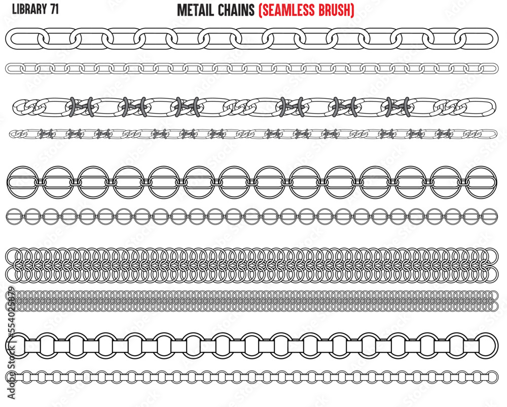 SET OF METAL SHINY CHAINS WITH DIAMNONTE AND ZIRCONS IN METAL CHAINS EDITABLE VECTOR SET OF METAL SHINY CHAINS WITH DIAMNONTE AND ZIRCONS IN METAL CHAINS EDITABLE VECTOR