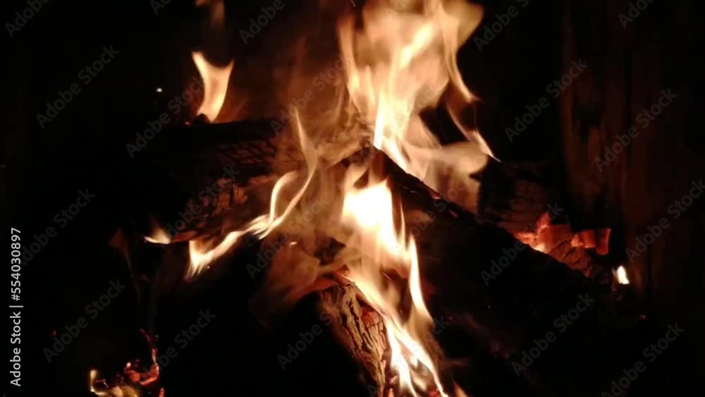 Russian stove burns before the new year Russian stove burns before the new year