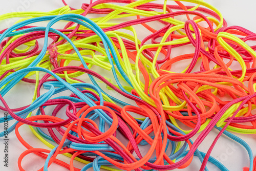 Different colors of elastic band for sewing clothes and auxiliary material for textile