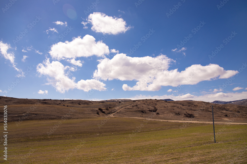 Caucasus mountains covered with snow. Caucasus mountains covered with snow.