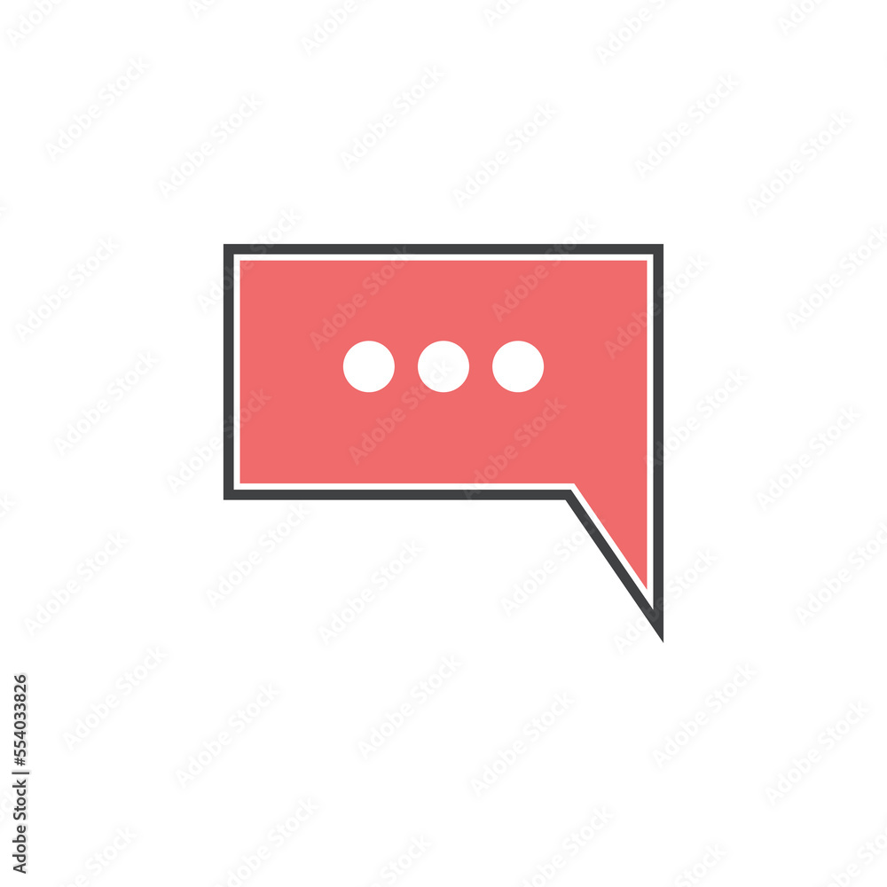 Speech bubble Logo template vector illustration Speech bubble Logo template vector illustration