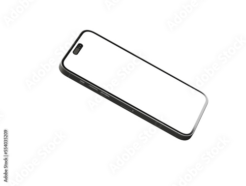 Smartphone. Mobile phone Template. Telephone 3d