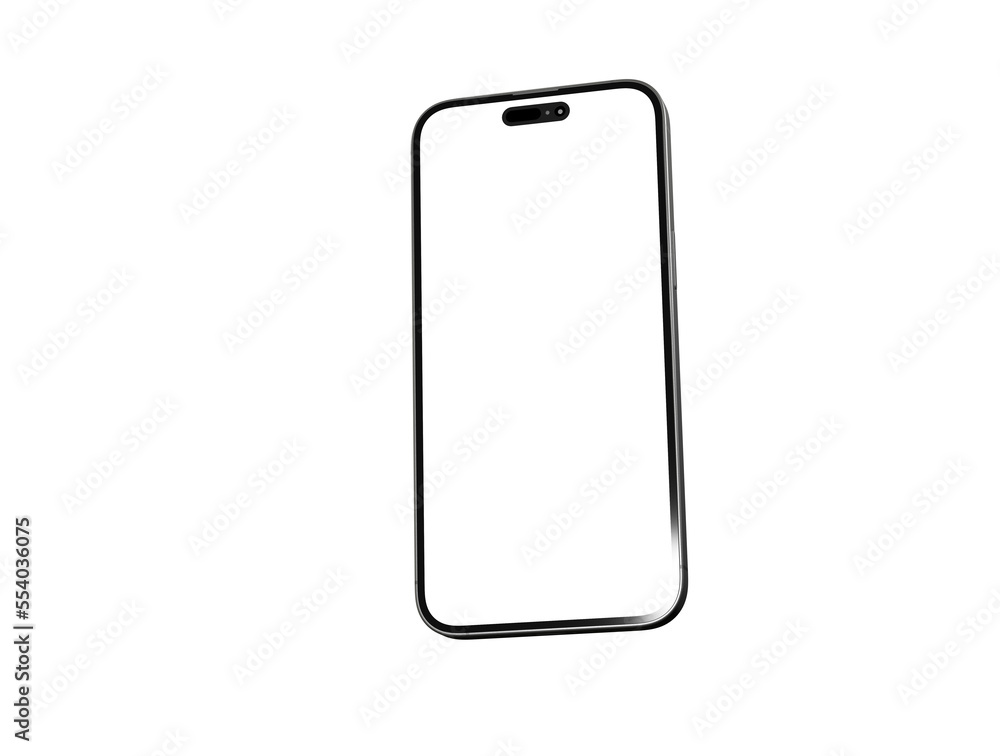 Smartphone. Mobile phone Template. Telephone 3d Smartphone. Mobile phone Template. Telephone 3d