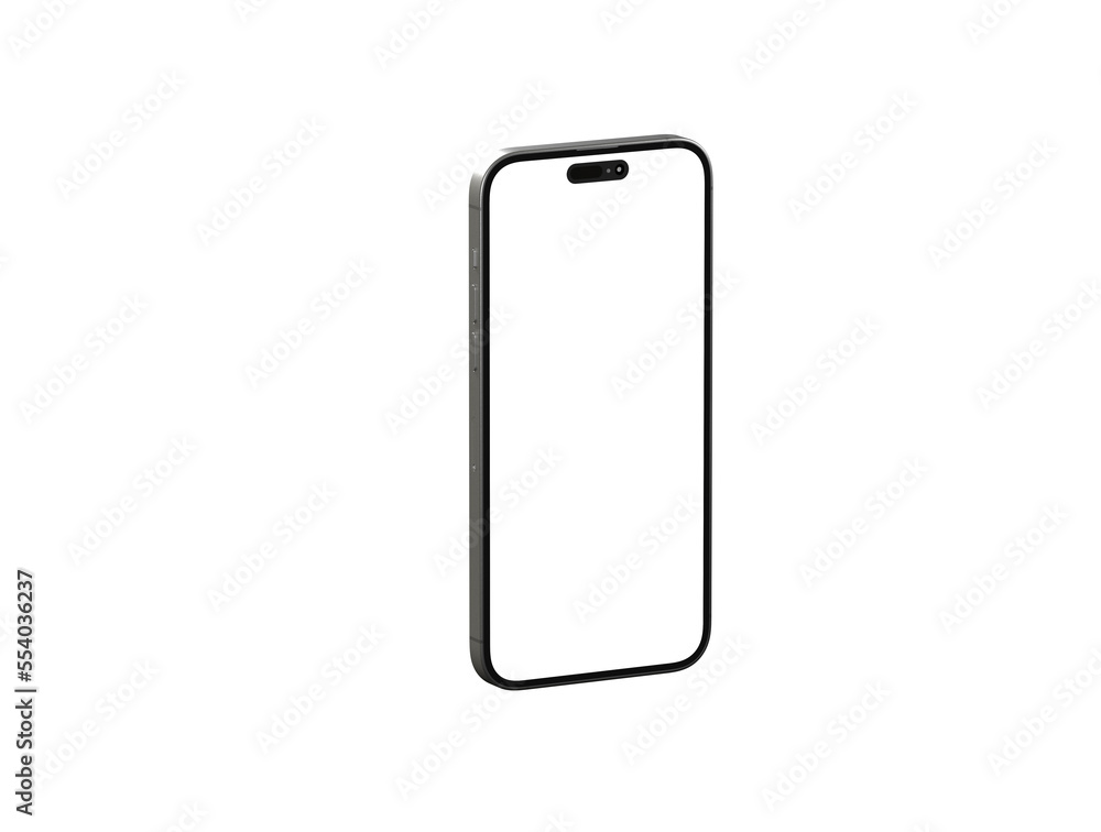 Smartphone. Mobile phone Template. Telephone 3d Smartphone. Mobile phone Template. Telephone 3d