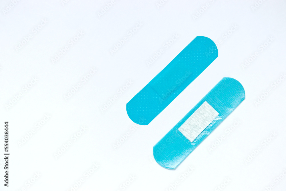 medical sticking plasters isolated on white first aid item medical sticking plasters isolated on white first aid item