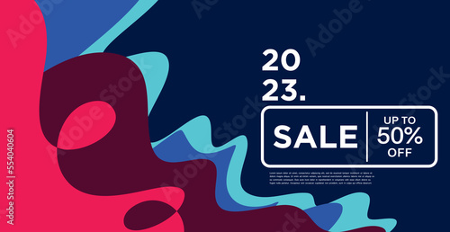 Colorful abstract geometric and fluid banner template for marketing promotion materials. Giveaway, cash back, gift card and member card bonus design template.