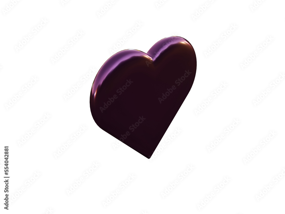 Lovely metal heart. 3d render. Lovely metal heart. 3d render.