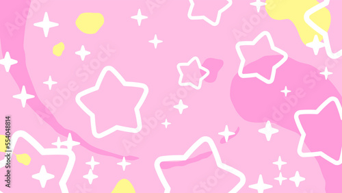 魔法少女の変身シーンをイメージした背景素材_16:9