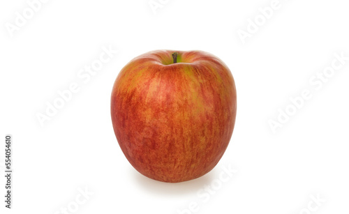Fresh red apples fruit . Red apple on a white background , clipping path