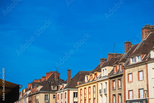 Antique building view in Evreux, France