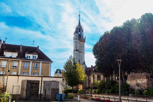 Street view of downtown Evreux, France