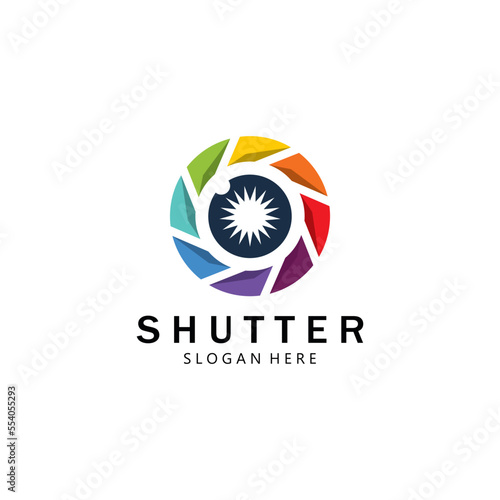 Photographic camera logo, camera lens, and digital.
