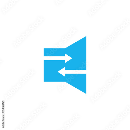 Megaphone logo design vector sign