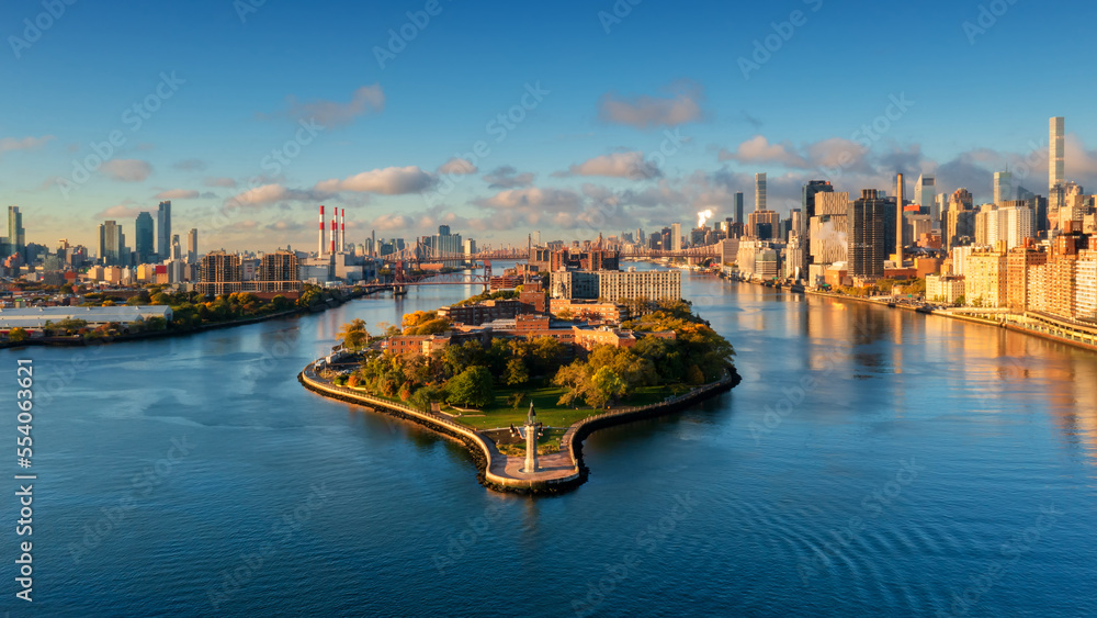 custom made wallpaper toronto digitalRoosevelt island at sunrise
