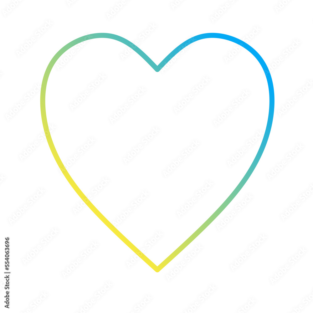 love icon with gradient colors love icon with gradient colors