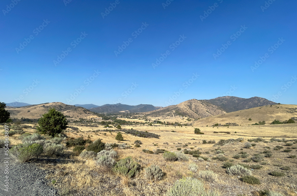 Shasta Valley Vista Point in Yreka, California, USA Shasta Valley Vista Point in Yreka, California, USA