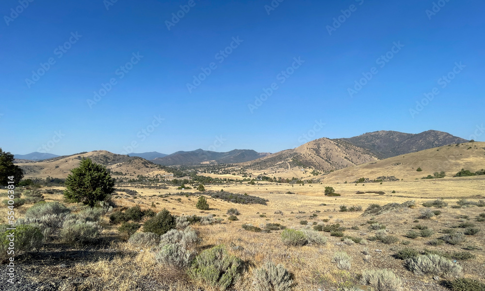 Shasta Valley Vista Point in Yreka, California, USA