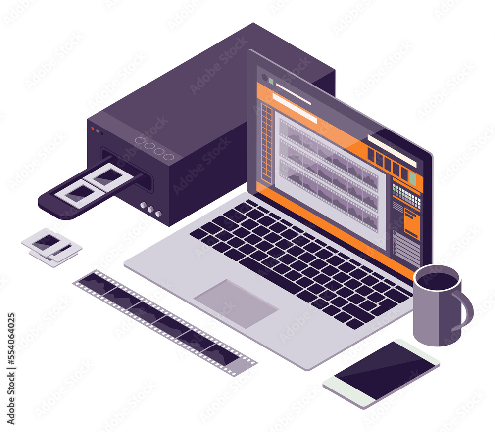Film scanner and film slides conversion Film scanner and film slides conversion