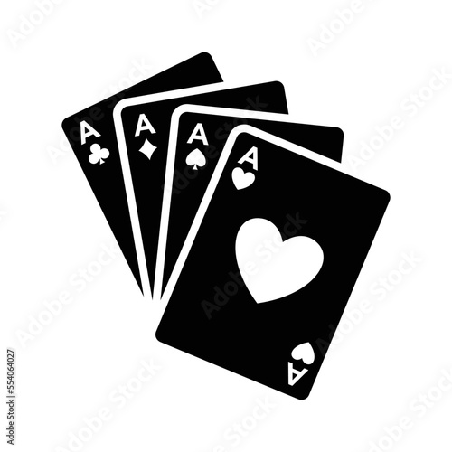 poker chip icon vector design template simple and modern