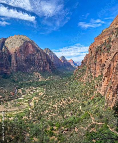 Zion Canyon Valley from Angels Landing.