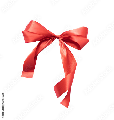 Sweet red ribbon bow tie for ornament