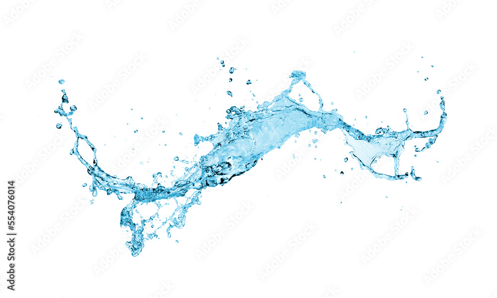 Water Splash isolate On White Background Water Splash isolate On White Background