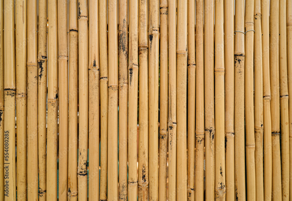 uniform background of pile of bamboo sticks. brown texture uniform background of pile of bamboo sticks. brown texture