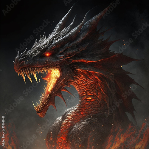 red dragon head © Я Новиков
