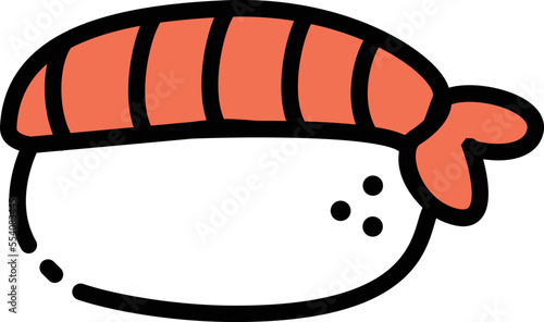 sushi icon vector