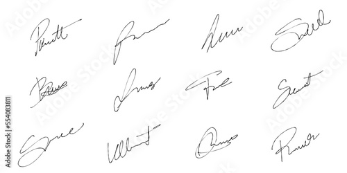 Personal signature autograph collection