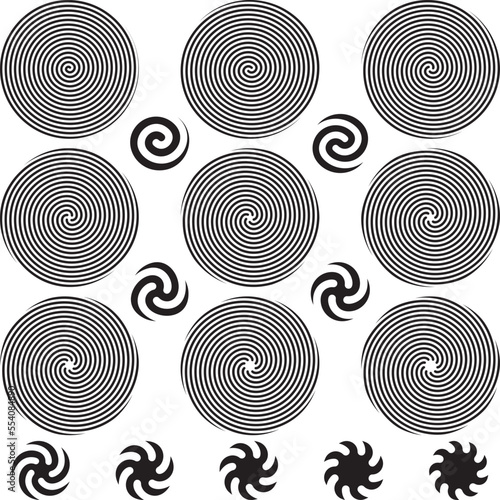 Spirals Pattern Set