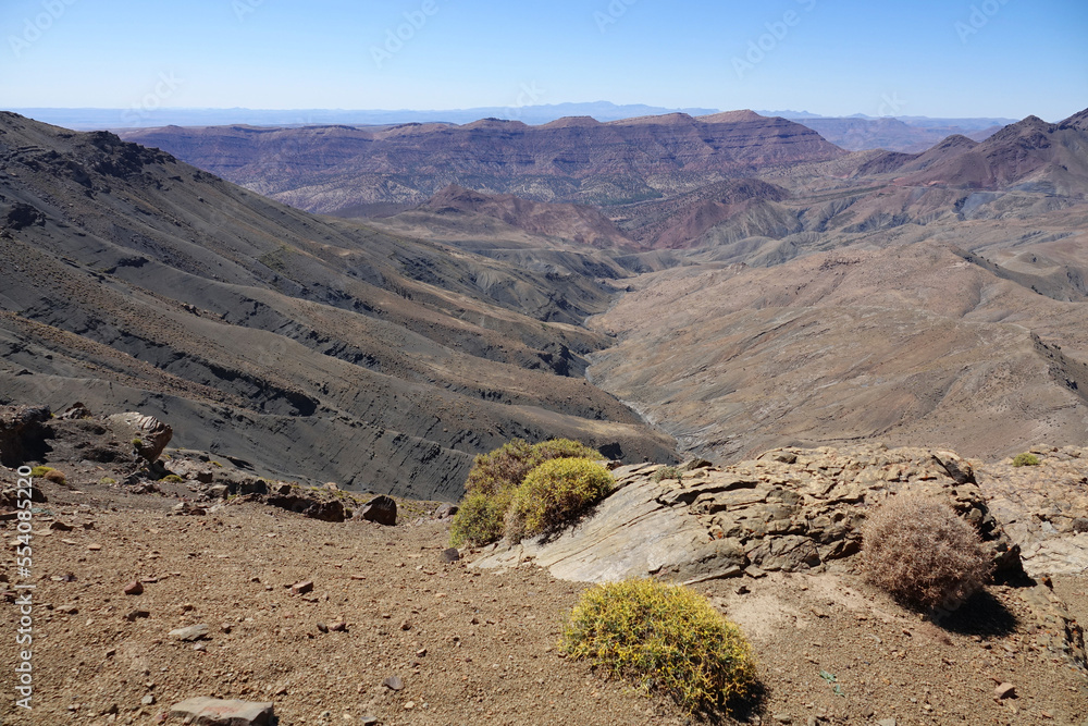 La grande traversée de l’Atlas au Maroc, 18 jours de marche. Randonnée sur le Tizi N'Mahboub, col du Tichka, plateau d'Afra. La grande traversée de l’Atlas au Maroc, 18 jours de marche. Randonnée sur le Tizi N'Mahboub, col du Tichka, plateau d'Afra.