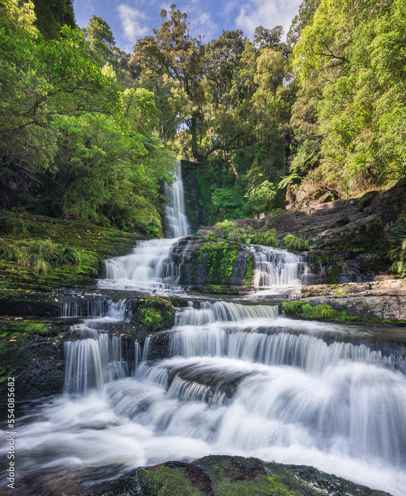 Mcleanfalls auf Neuseelands Südinsel.